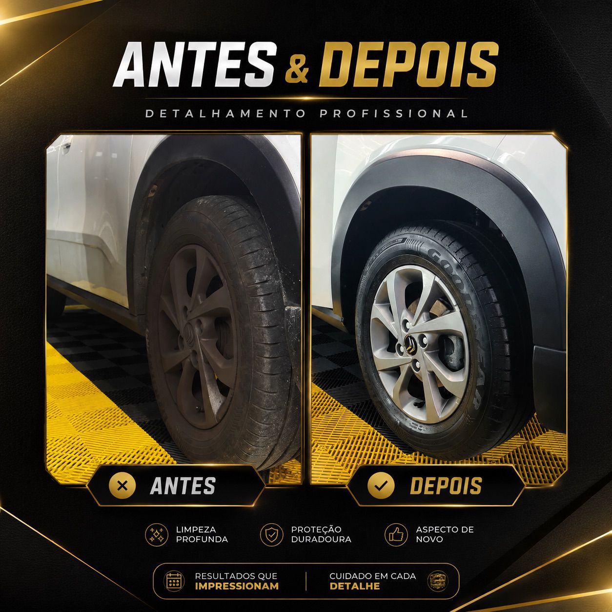 Antes e Depois - Citroën C3